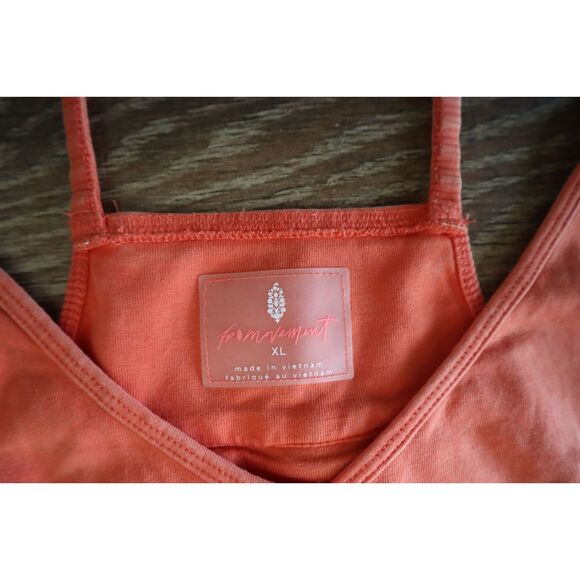 Free People Movement OB1239677 Women's Sz XL Coral Hot Shot Jumpsuit - Picture 3 of 8